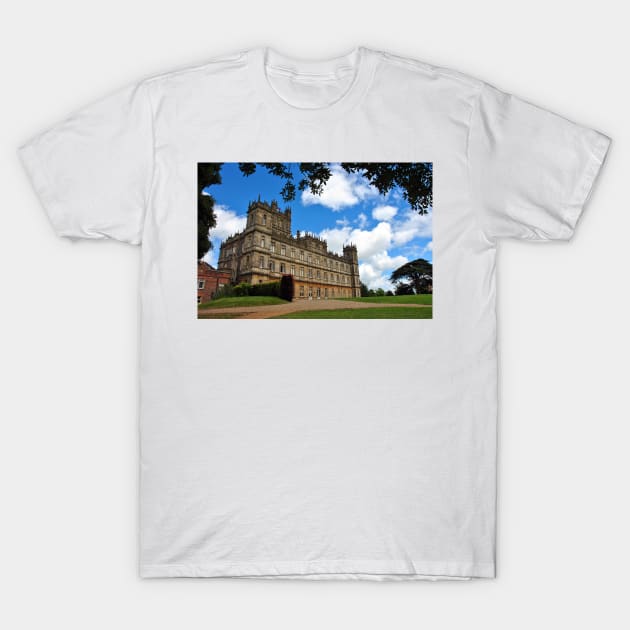 Highclere Castle Downton Abbey Hampshire England T-Shirt by Andy Evans Photos